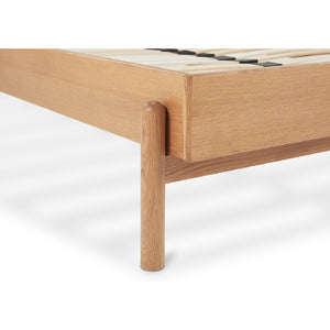 Brown Leather Bed | Novi Living Colby