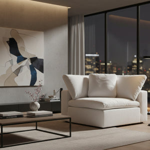 Modern European furniture - Fabric Upholstered Modular Chair - www.oroa.com