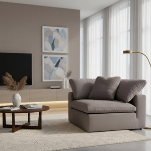 Modern European furniture - Fabric Upholstered Modular Chair - www.oroa.com