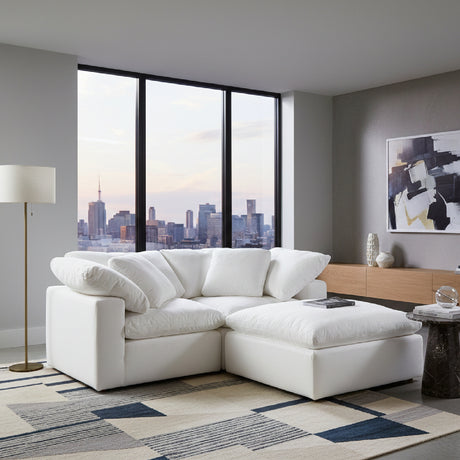 Modern European furniture - Scandi-Style Modular Sectional Sofa - www.oroa.com