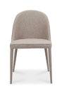 Modern European furniture - Gray Fabric Dining Chairs (2) - www.oroa.com