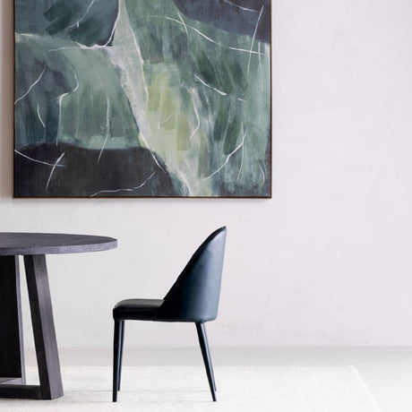 Modern European furniture - Vegan Leather Dining Chairs (2) - www.oroa.com