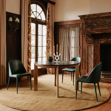 Modern European furniture - Vegan Leather Dining Chairs (2) - www.oroa.com