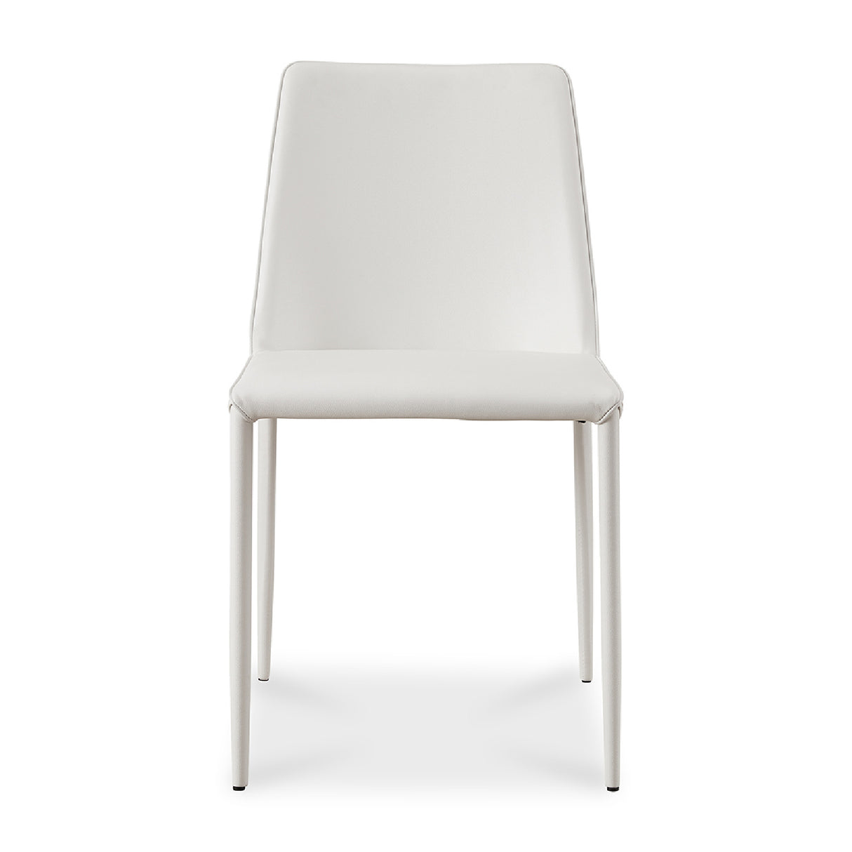 Minimalist Vegan Leather Dining Chairs (2) | Novi Living Nora | Oroa.com