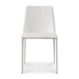 Modern European furniture - Minimalist Vegan Leather Dining Chairs (2) - www.oroa.com