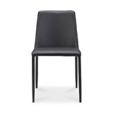 Modern European furniture - Minimalist Vegan Leather Dining Chairs (2) - www.oroa.com