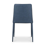 Modern European furniture - Minimalist Vegan Leather Dining Chairs (2) - www.oroa.com