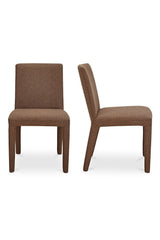 Modern European furniture - Fabric Upholstered Dining Chairs (2) - www.oroa.com