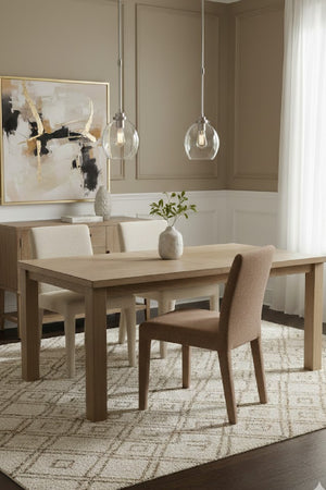 Fabric Upholstered Dining Chairs (2) | Novi Living Monte | Oroa.com