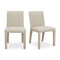 Modern European furniture - Fabric Upholstered Dining Chairs (2) - www.oroa.com