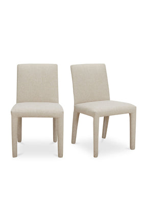 Modern European furniture - Fabric Upholstered Dining Chairs (2) - www.oroa.com