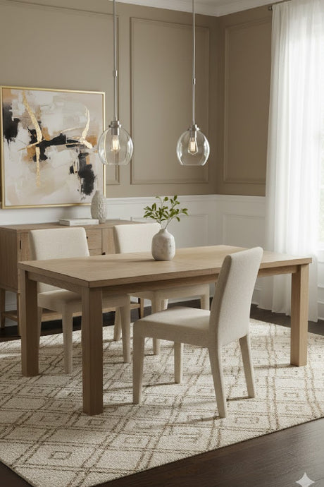 Fabric Upholstered Dining Chairs (2) | Novi Living Monte | Oroa.com