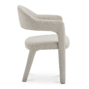 Upholstered Open-Back Dining Chair | Novi Living Martens | Oroa.com