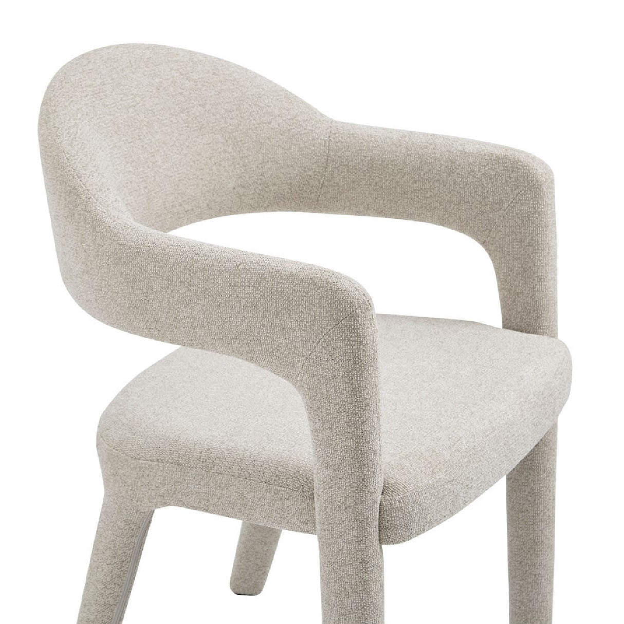 Upholstered Open-Back Dining Chair | Novi Living Martens | Oroa.com