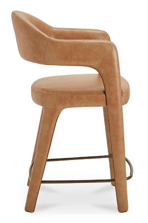 Open Barrel-Back Counter Stool | Novi Living Martens | Oroa.com