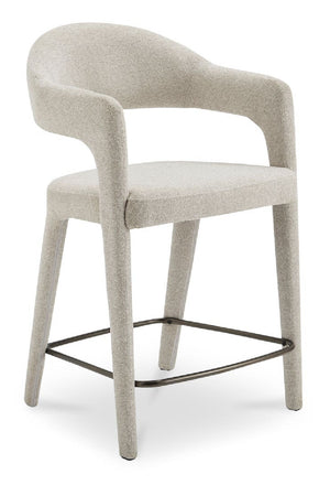 Open Barrel-Back Counter Stool | Novi Living Martens | Oroa.com
