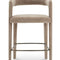 Modern European furniture - Open Barrel-Back Bar Stool - www.oroa.com