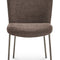 Modern European furniture - Blackened Bronze Frame Dining Chairs (2) - www.oroa.com