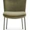 Modern European furniture - Blackened Bronze Frame Dining Chairs (2) - www.oroa.com