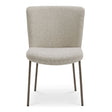 Modern European furniture - Blackened Bronze Frame Dining Chairs (2) - www.oroa.com