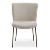 Modern European furniture - Blackened Bronze Frame Dining Chairs (2) - www.oroa.com