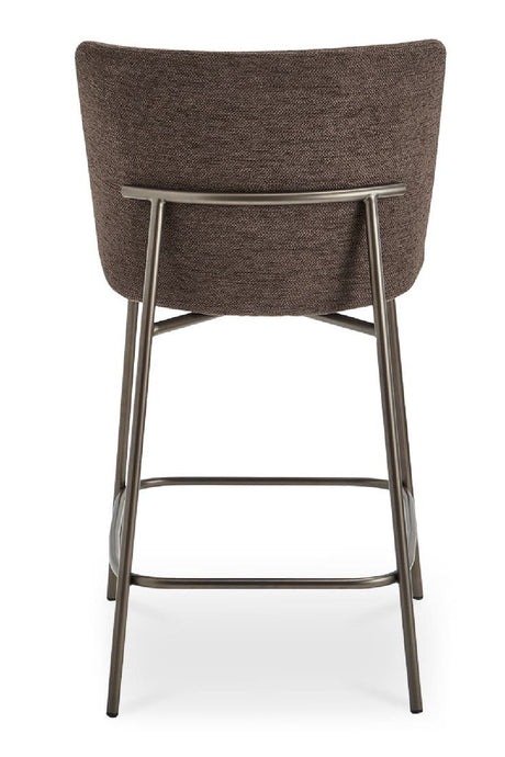 Modern European furniture - Barrel Back Fabric Counter Stool - www.oroa.com