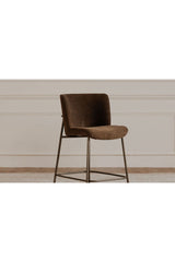 Modern European furniture - Barrel Back Fabric Counter Stool - www.oroa.com