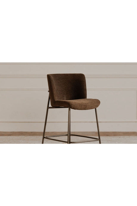 Modern European furniture - Barrel Back Fabric Counter Stool - www.oroa.com