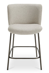 Modern European furniture - Barrel Back Fabric Counter Stool - www.oroa.com