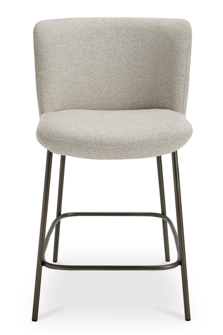 Barrel Back Fabric Counter Stool | Novi Living Early | Oroa.com