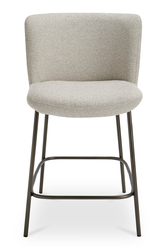 Barrel Back Fabric Counter Stool | Novi Living Early | Oroa.com