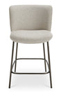 Modern European furniture - Barrel Back Fabric Counter Stool - www.oroa.com