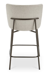 Modern European furniture - Barrel Back Fabric Counter Stool - www.oroa.com
