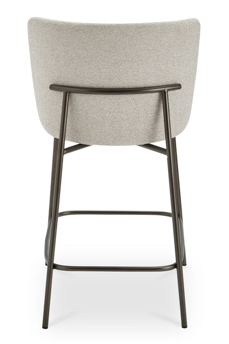 Modern European furniture - Barrel Back Fabric Counter Stool - www.oroa.com