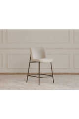 Modern European furniture - Barrel Back Fabric Counter Stool - www.oroa.com