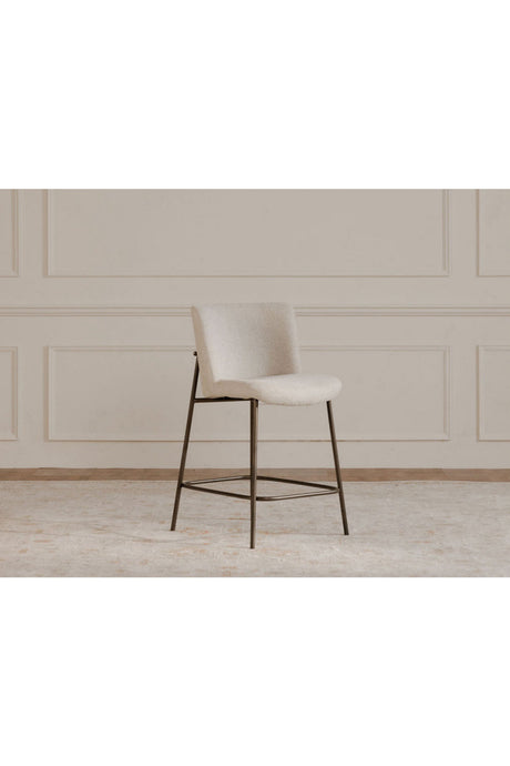 Modern European furniture - Barrel Back Fabric Counter Stool - www.oroa.com