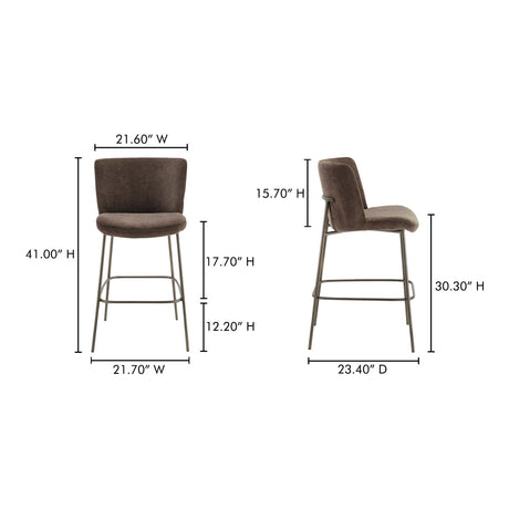Modern European furniture - Thin Metal Frame Bar Stool - www.oroa.com