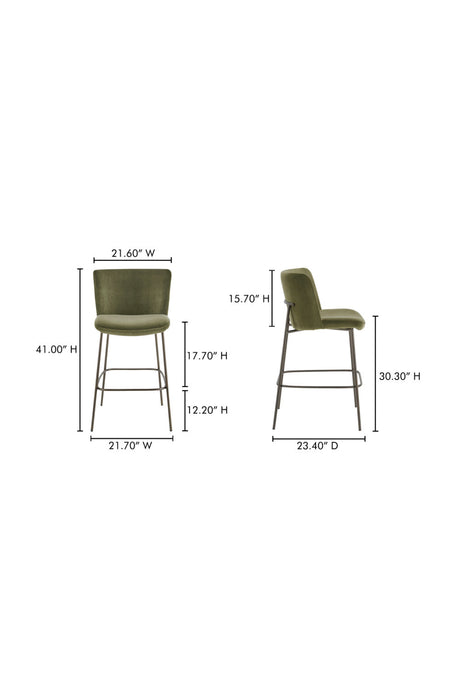 Modern European furniture - Thin Metal Frame Bar Stool - www.oroa.com