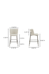 Modern European furniture - Thin Metal Frame Bar Stool - www.oroa.com