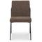 Modern European furniture - Minimalist Padded Dining Chairs (2) - www.oroa.com