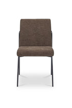 Modern European furniture - Minimalist Padded Dining Chairs (2) - www.oroa.com