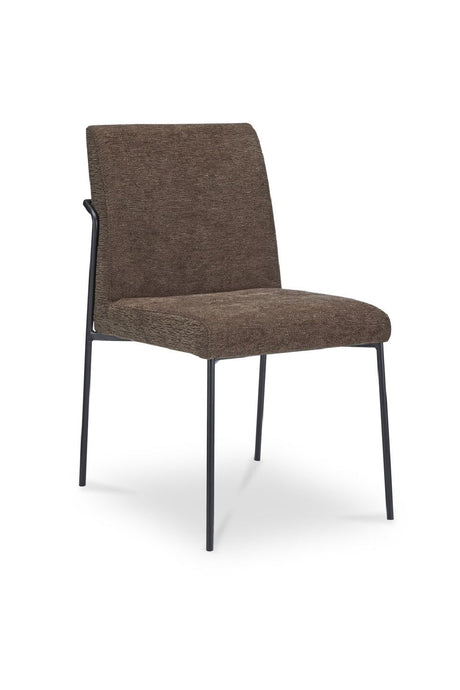 Modern European furniture - Minimalist Padded Dining Chairs (2) - www.oroa.com