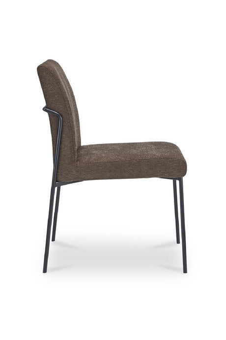 Modern European furniture - Minimalist Padded Dining Chairs (2) - www.oroa.com