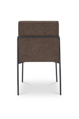 Modern European furniture - Minimalist Padded Dining Chairs (2) - www.oroa.com