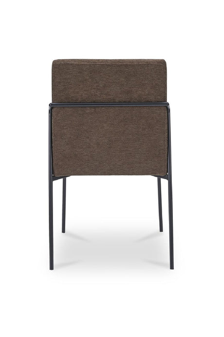 Modern European furniture - Minimalist Padded Dining Chairs (2) - www.oroa.com