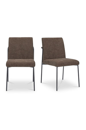 Minimalist Padded Dining Chairs (2) | Novi Living Danny
