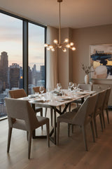 Modern European furniture - Carved Back Dining Chairs (2) - www.oroa.com