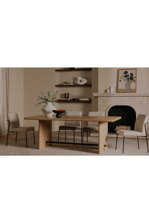 Minimalist Padded Dining Chairs (2) | Novi Living Danny