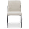 Modern European furniture - Minimalist Padded Dining Chairs (2) - www.oroa.com
