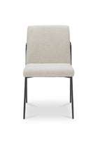 Modern European furniture - Minimalist Padded Dining Chairs (2) - www.oroa.com